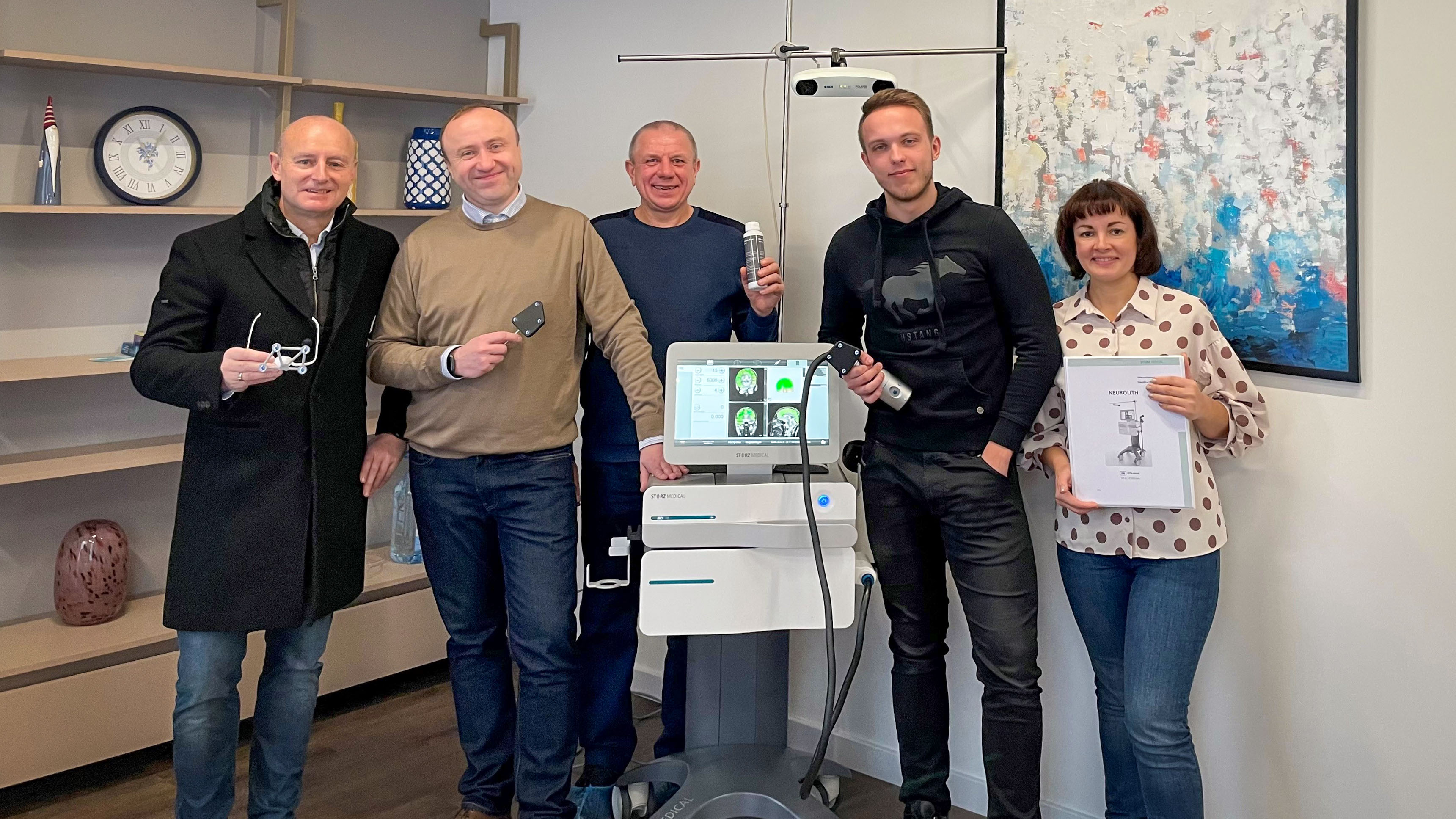 Erster NEUROLITH in der Ukraine: BRAINSPOT LVIV behandelt Alzheimer-Patienten ab sofort mit der TPS
